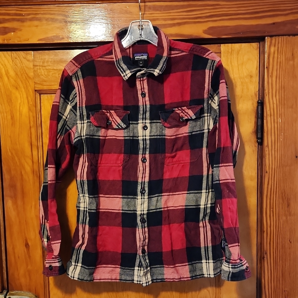 Patagonia Red and Black Checkered Shirt